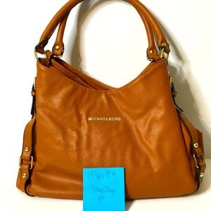 Michael Kors Shoulder Bag Brown Soft Leather